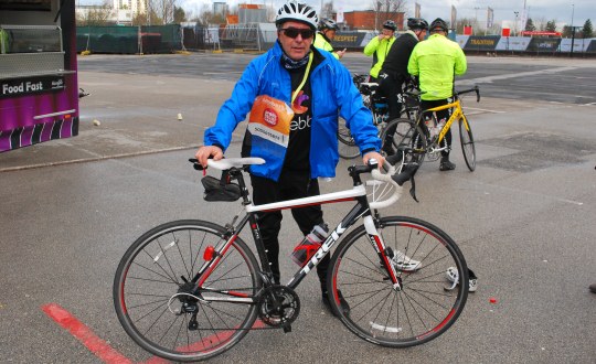 Tim Morris completes 50 mile charity cycle